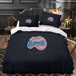 Los Angeles Clippers Bedding Set Duvet Cover Without Filler (Online Order Only)