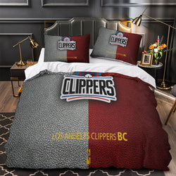 Los Angeles Clippers Bedding Set Duvet Cover Without Filler (Online Order Only)