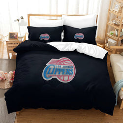 Los Angeles Clippers Bedding Set Duvet Cover Without Filler (Online Order Only)