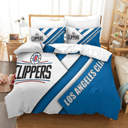 Los Angeles Clippers Bedding Set Duvet Cover Without Filler (Online Order Only)