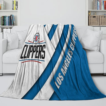 Los Angeles Clippers Blanket Flannel Fleece Throw Room Decoration (Online Order Only)
