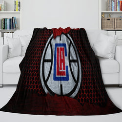 Los Angeles Clippers Blanket Flannel Fleece Throw Room Decoration (Online Order Only)