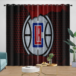 Los Angeles Clippers Curtains Blackout Window Drapes Room Decoration (Online Order Only)