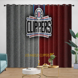 Los Angeles Clippers Curtains Blackout Window Drapes Room Decoration (Online Order Only)