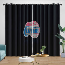 Los Angeles Clippers Curtains Blackout Window Drapes Room Decoration (Online Order Only)