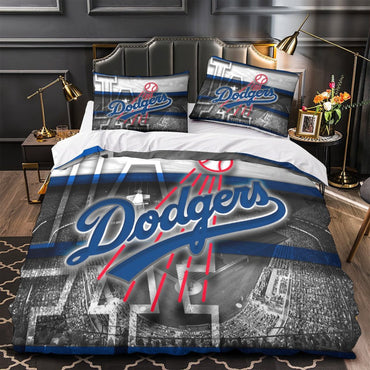 Los Angeles Dodgers Bedding Set Quilt Cover Without Filler