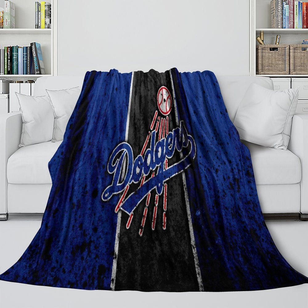 Los Angeles Dodgers Blanket Flannel Throw Room Decoration (Online Order Only)