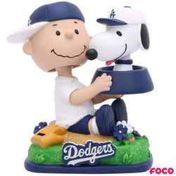 Charlie Brown & Snoopy Peanuts Dual Mini Bighead MLB Bobbleheads (ONLINE ORDER ONLY)