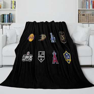 Los Angeles FC Blanket Flannel Fleece Throw Room Decoration (Online Order Only)