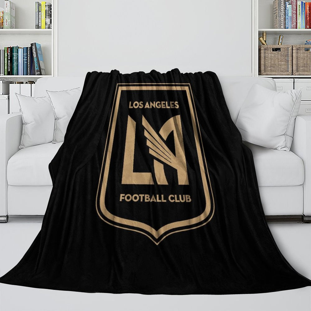 Los Angeles FC Blanket Flannel Fleece Throw Room Decoration (Online Order Only)