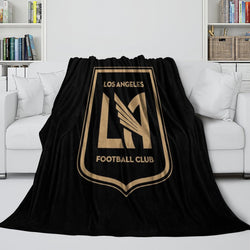 Los Angeles FC Blanket Flannel Fleece Throw Room Decoration (Online Order Only)