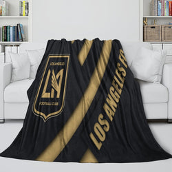 Los Angeles FC Blanket Flannel Fleece Throw Room Decoration (Online Order Only)