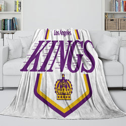 Los Angeles Kings Blanket Flannel Throw Kids Room Decoration (Online Order Only)