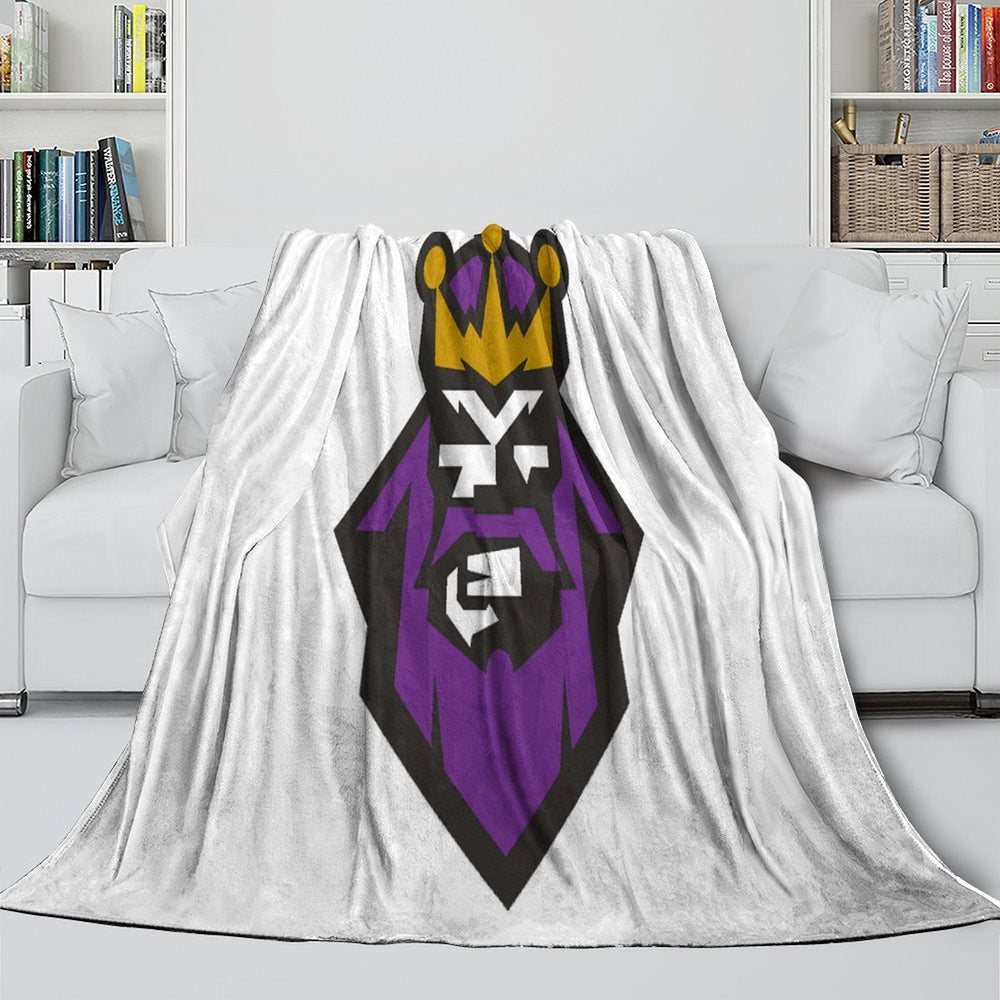 Los Angeles Kings Blanket Flannel Throw Kids Room Decoration (Online Order Only)