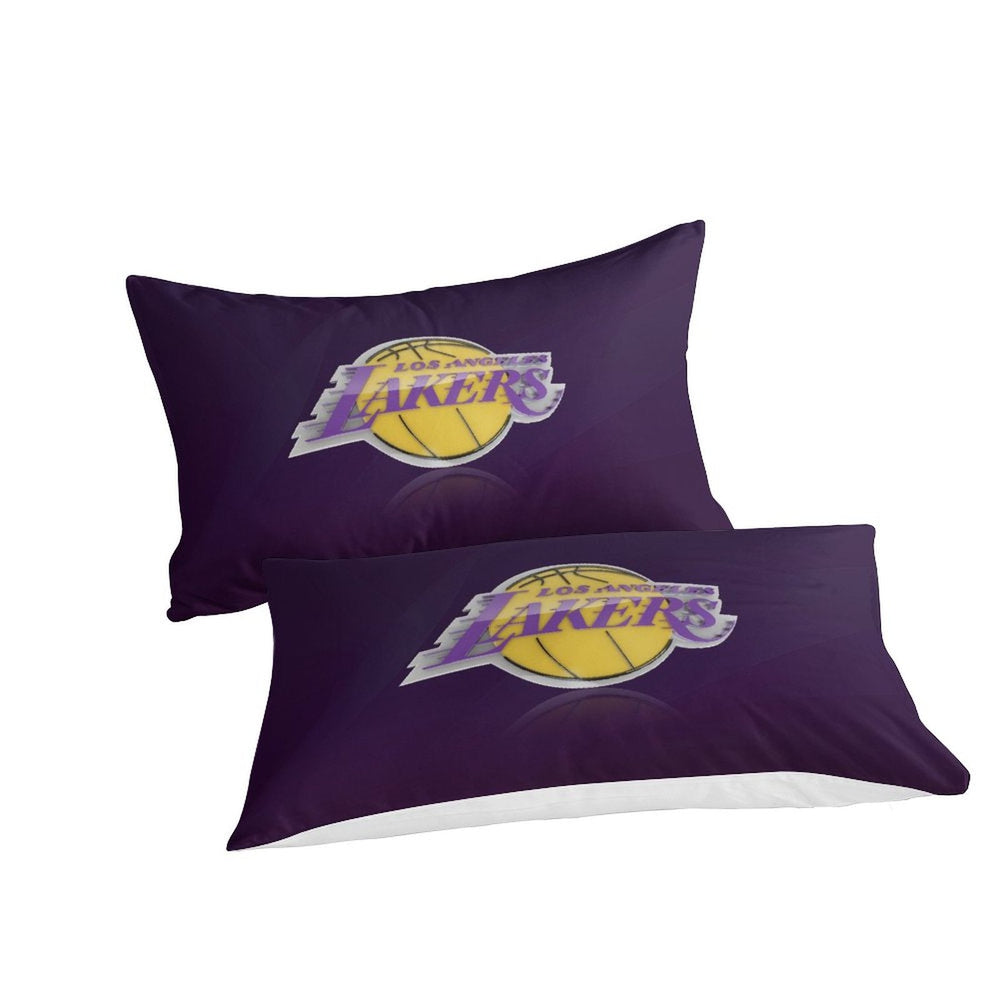 Los Angeles Lakers Bedding Set Pattern Quilt Duvet Cover (Online Order Only)