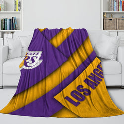 Los Angeles Lakers Blanket Flannel Throw Room Decoration (Online Order Only)
