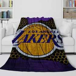 Los Angeles Lakers Blanket Flannel Throw Room Decoration (Online Order Only)