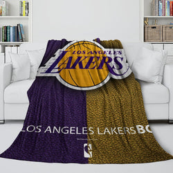 Los Angeles Lakers Blanket Flannel Throw Room Decoration (Online Order Only)
