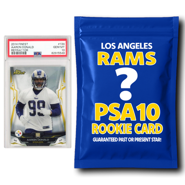 Los Angeles Rams PSA 10 Graded Rookie Card Mystery Pack (ONLINE ORDER ONLY)