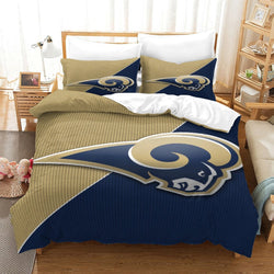 Los Angles Rams Bedding Set Duvet Cover Without Filler (Online Order Only)