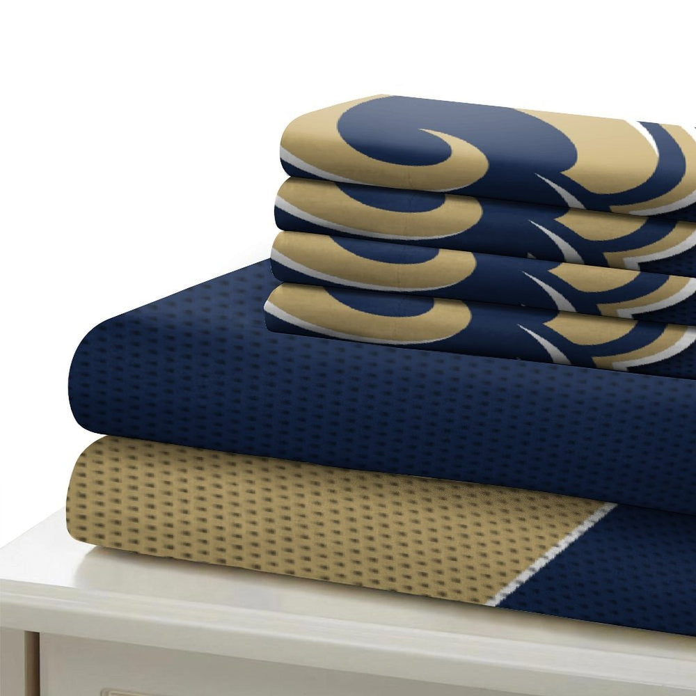 Los Angles Rams Bedding Set Duvet Cover Without Filler (Online Order Only)