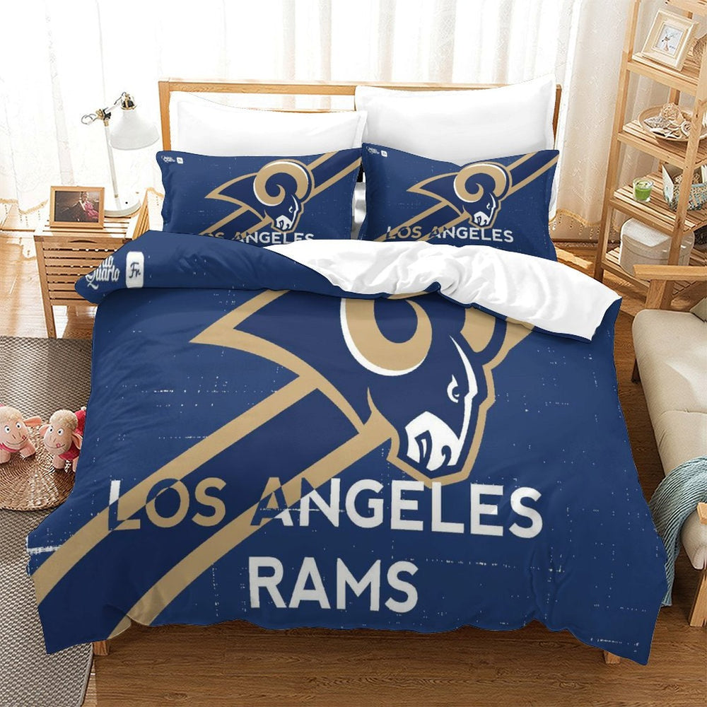 Los Angles Rams Bedding Set Duvet Cover Without Filler (Online Order Only)