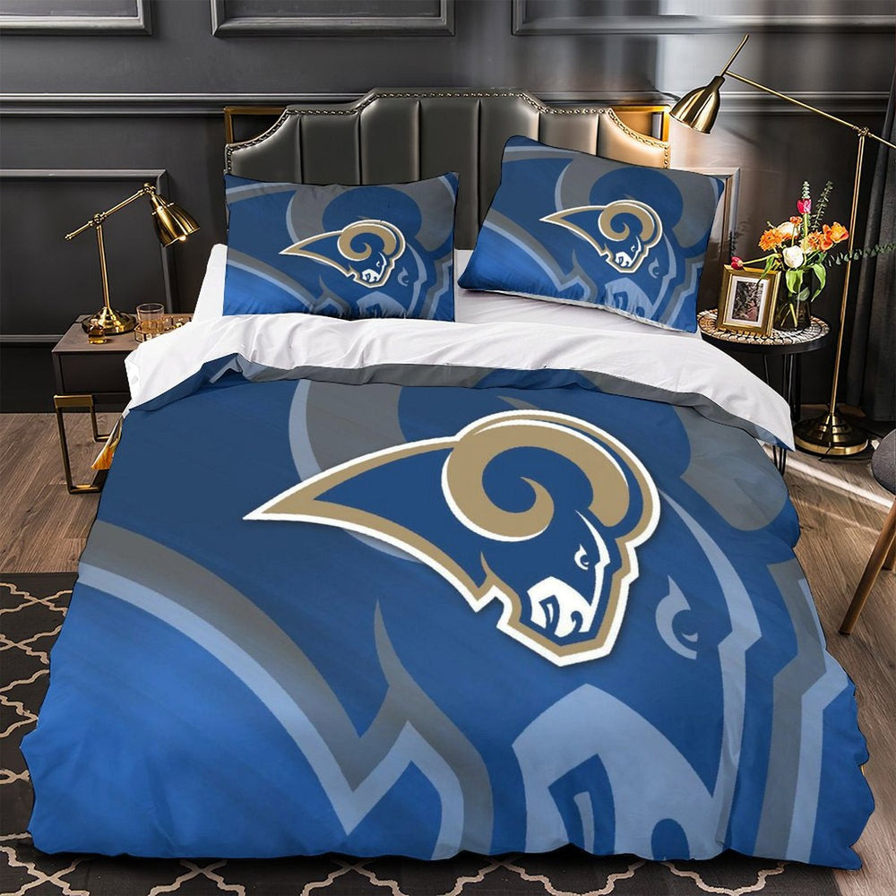 Los Angles Rams Bedding Set Duvet Cover Without Filler (Online Order Only)
