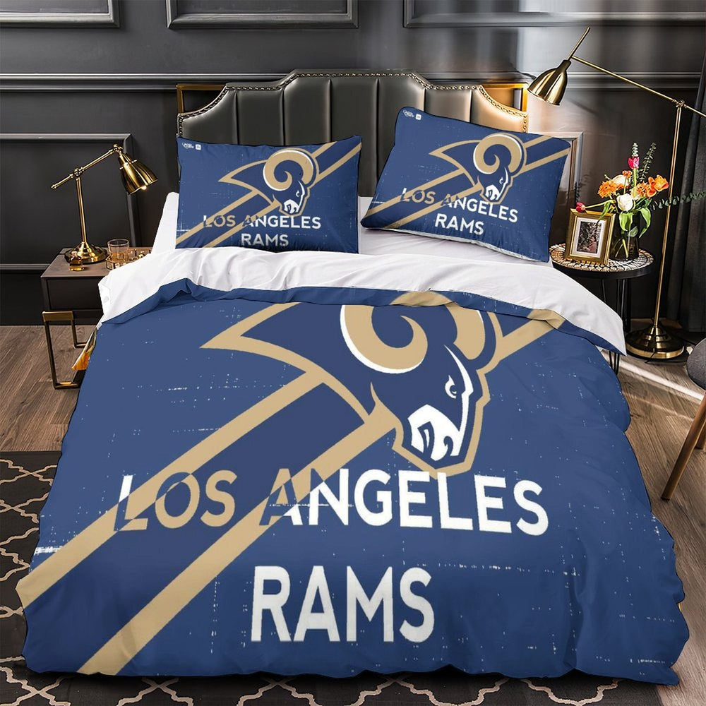 Los Angeles Rams Bedding Set Duvet Cover Without Filler (Online Order Only)