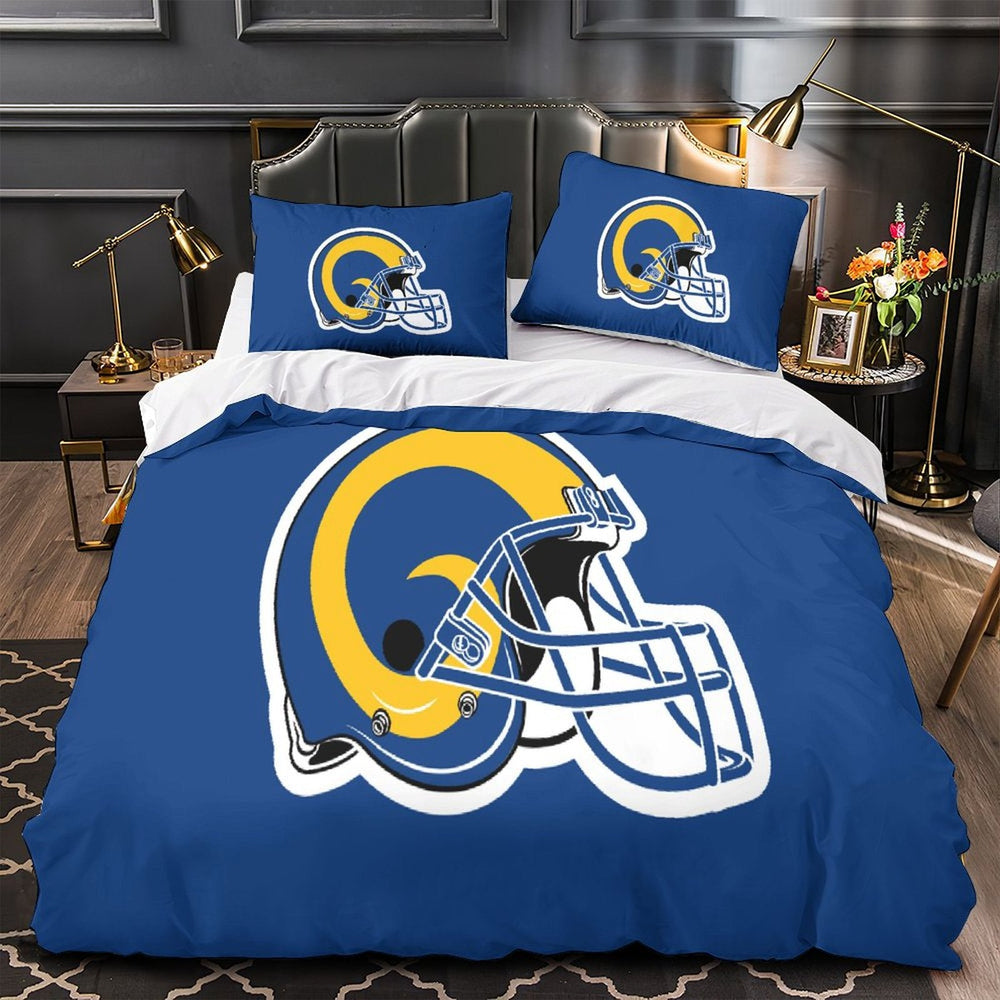 Los Angeles Rams Bedding Set Duvet Cover Without Filler (Online Order Only)