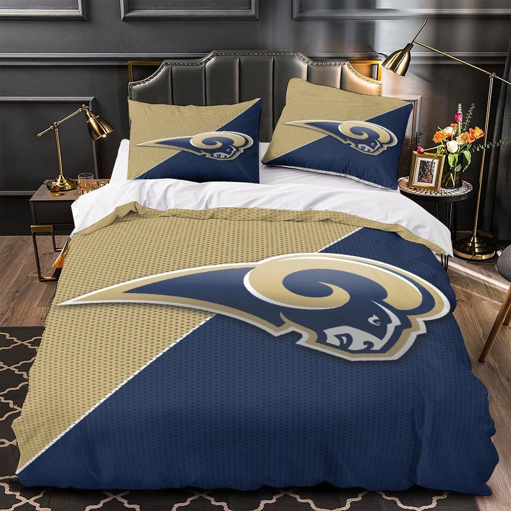 Los Angeles Rams Bedding Set Duvet Cover Without Filler (Online Order Only)