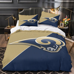 Los Angles Rams Bedding Set Duvet Cover Without Filler (Online Order Only)