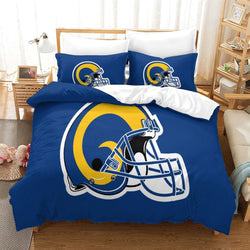 Los Angles Rams Bedding Set Duvet Cover Without Filler (Online Order Only)