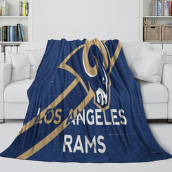 Los Angles Rams Blanket Flannel Fleece Throw Room Decoration (Online Order Only)