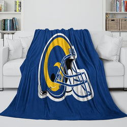 Los Angles Rams Blanket Flannel Fleece Throw Room Decoration (Online Order Only)