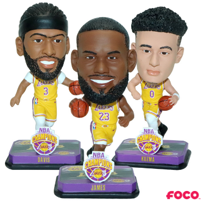Los Angeles Lakers 2020 NBA Champions Bobbleheads (ONLINE ORDER ONLY)