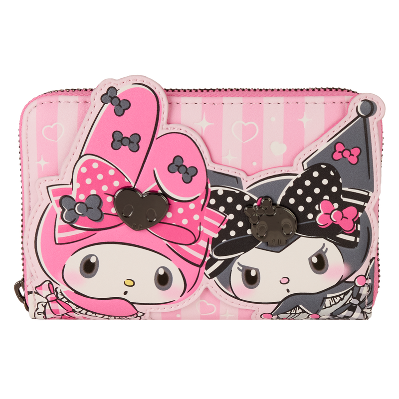 Loungefly Sanrio My Melody & Kuromi Zip Around Wallet (Online Order Only)