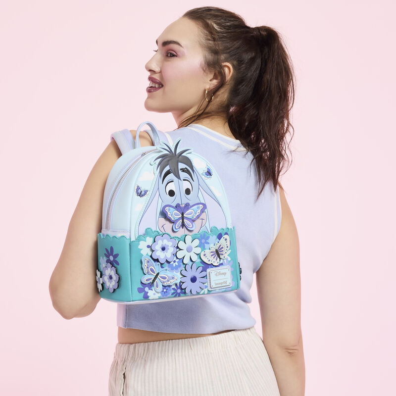 Loungefly Floral Eeyore Winnie The Pooh Disney Cosplay Mini Backpack (Online Order Only)