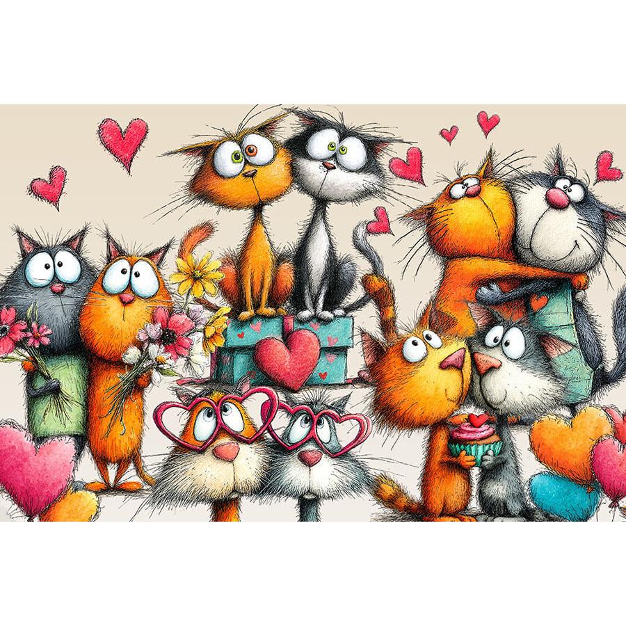 Lovable Cats 150 Piece Mini Jigsaw Puzzle Micro Puzzles (ONLINE ORDER ONLY)