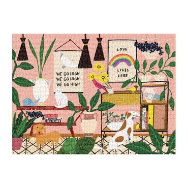 Love Lives Here 1000 Piece Jigsaw Puzzle Galison (ONLINE ORDER ONLY)