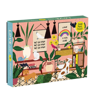 Love Lives Here 1000 Piece Jigsaw Puzzle Galison (ONLINE ORDER ONLY)