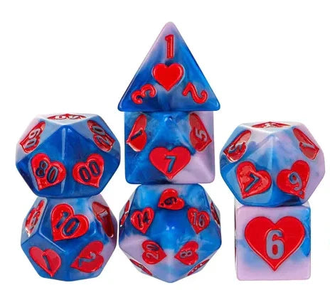 Love is in the Air RPG Dice Set (ONLINE ORDER ONLY)
