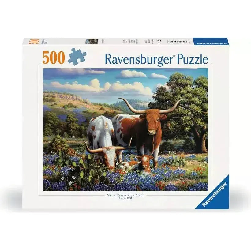 Loving Longhorns 500 Piece Jigsaw Puzzle Ravensburger (ONLINE ORDER ONLY)