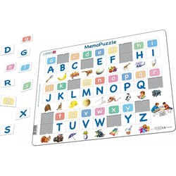 Lower & Upper Case Alphabet 52 Piece Tray Jigsaw Puzzle Larsen