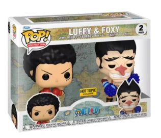 Pop! Animation: One Piece: Luffy & Foxy (2-Pack) Hot Topic Exclusive (ONLINE ORDER ONLY)
