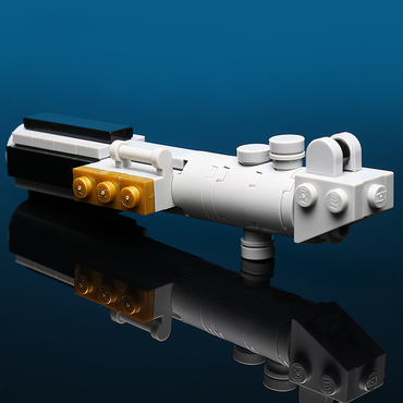 Luke's Blue Lightsaber Building Kit made using LEGO parts - B3 Customs (Online Order Only)