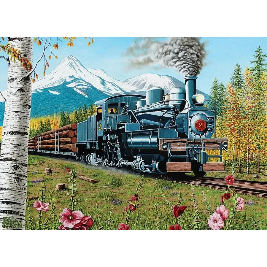 Lumbering Along 1000 Piece Jigsaw Puzzle Cobble Hill (ONLINE ORDER ONLY)