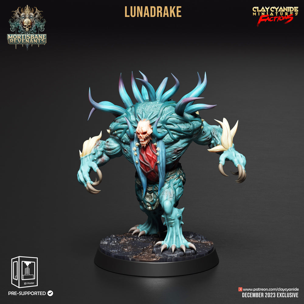 3D Printed Clay Cyanide Mortisbane Revenants - Moonmorphs Faction 28mm 32mm D&D (Online Only)