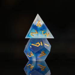 Pre-Order|| Lunar Veil Sharp-Edged Resin Dice Set