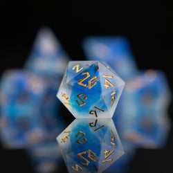 Pre-Order|| Lunar Veil Sharp-Edged Resin Dice Set