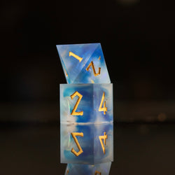 Pre-Order|| Lunar Veil Sharp-Edged Resin Dice Set